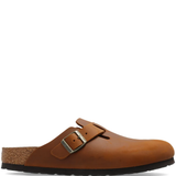 Brown shoes,side view