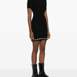 Black dress, full body view