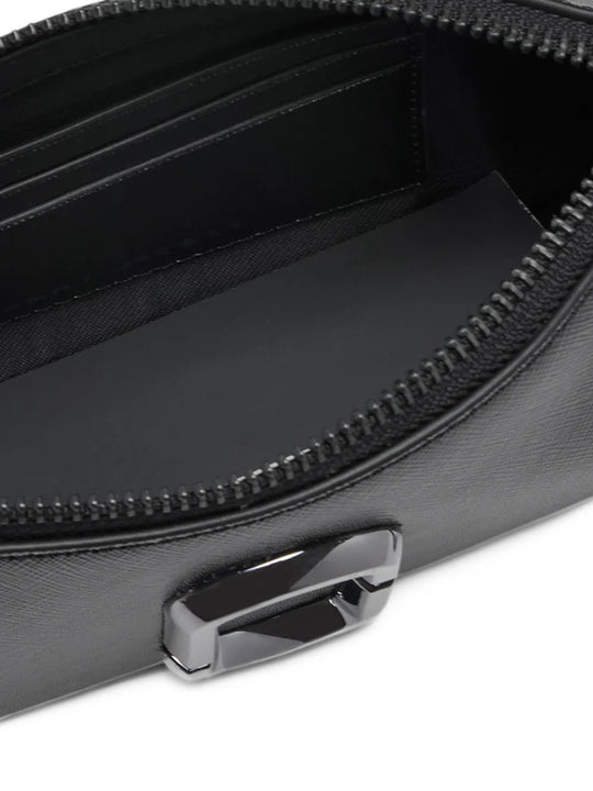 Close up of Black bag, showing detail