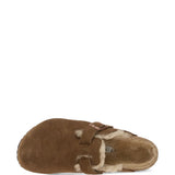 BIRKENSTOCK - Unisex Boston Shearling Suede Regular Sandals