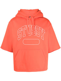 STUSSY - Men Short-Sleeve Boxy Cropped Hoodie