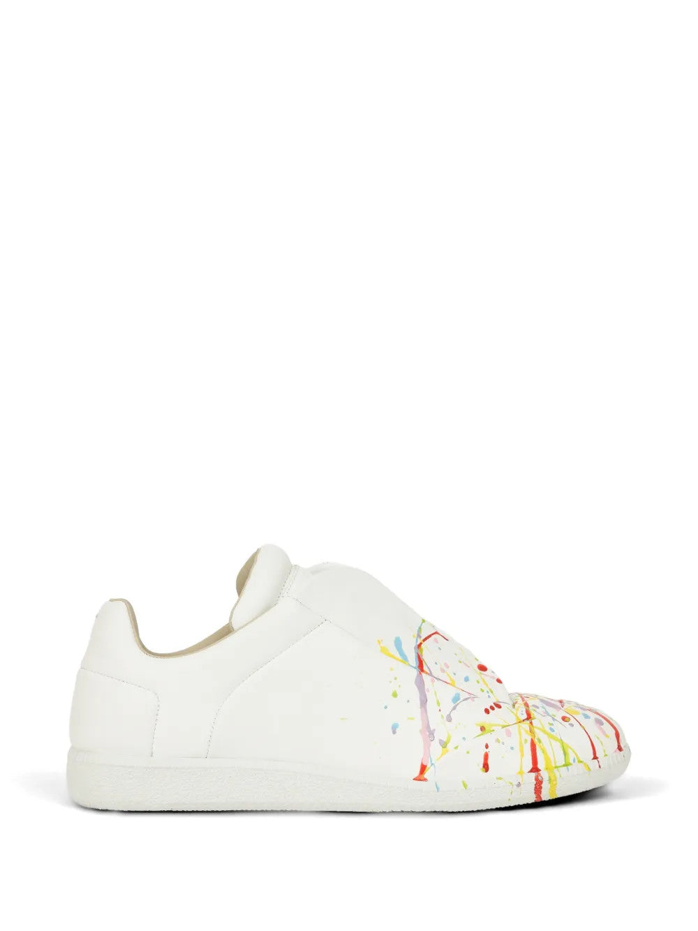 White shoes, side view