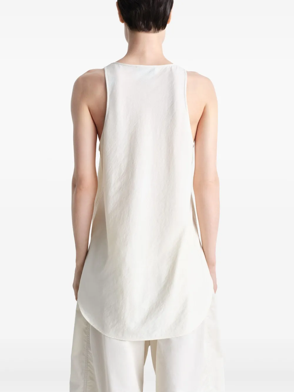 トップス Lamrof Boro Slanted Sleeveless - white トップス Lamrof Boro Slanted Sleeveless - white BORO SLANTED