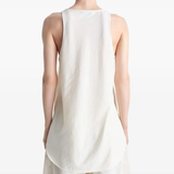 White tops worn by person,showing the tops fit