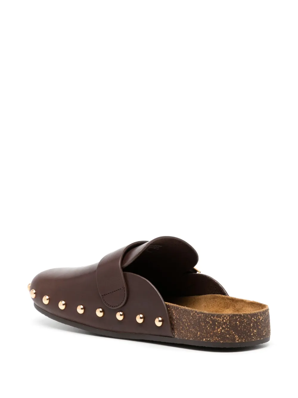 Brown sandal,back view