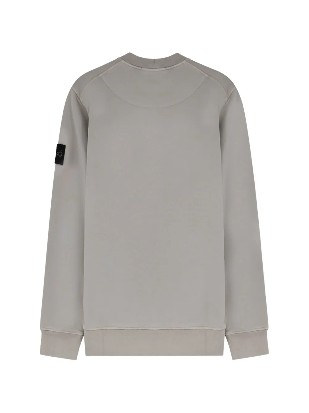 Grey hoodie, back view