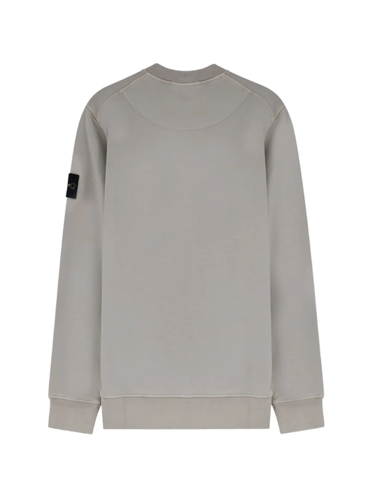 Grey hoodie, back view