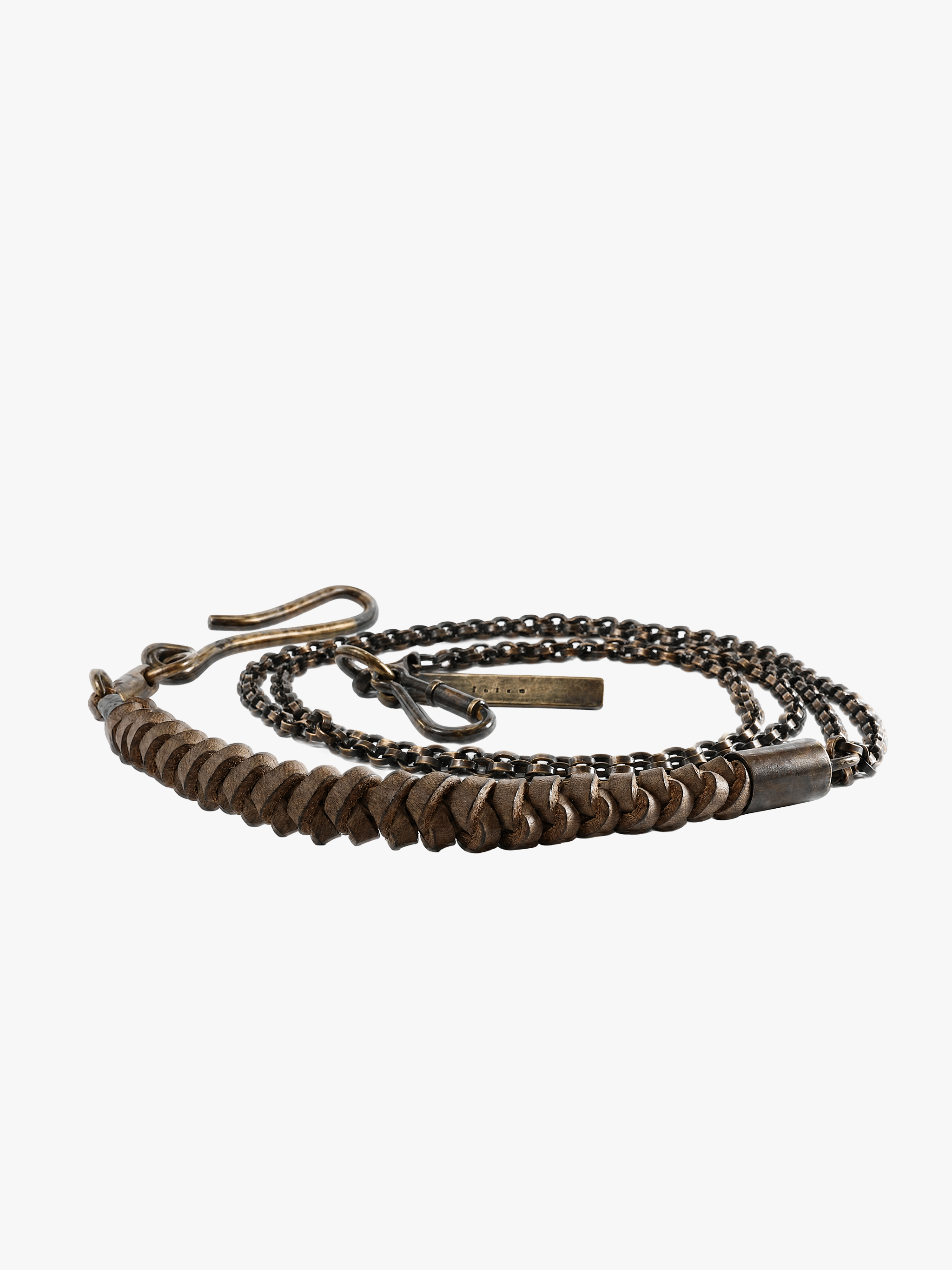 Brown jewelry, front view