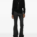 Black hoodie, full body view