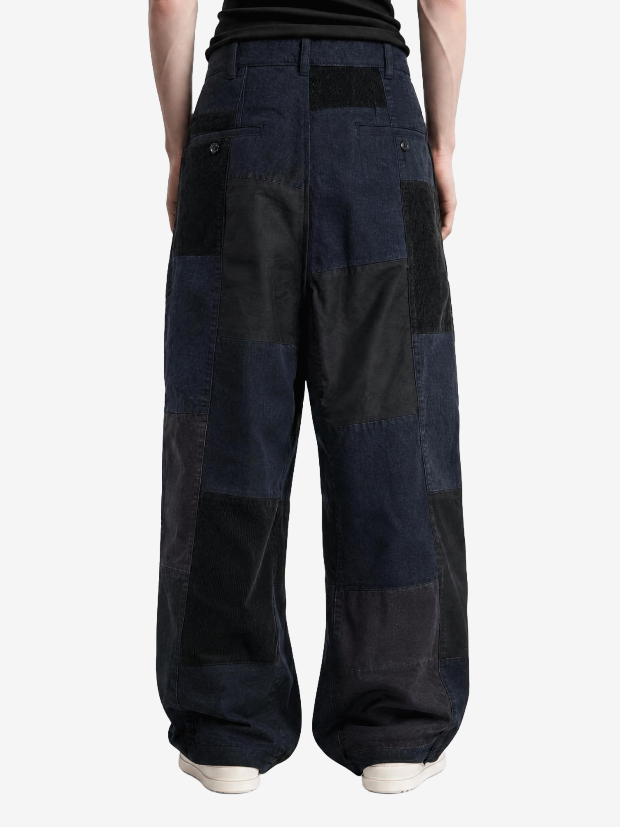 Black pants, full body view