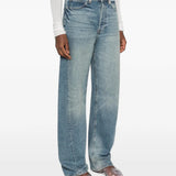 Blue jeans, full body view