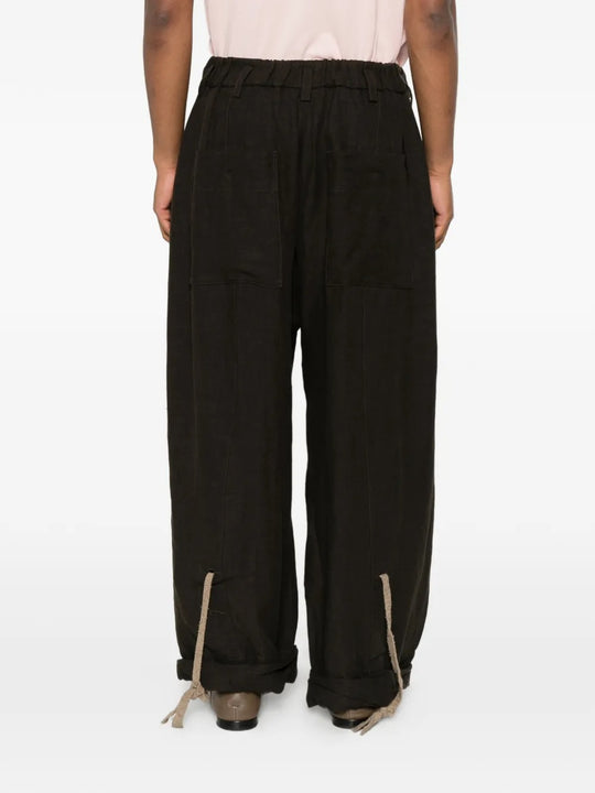 Black pants, full body view