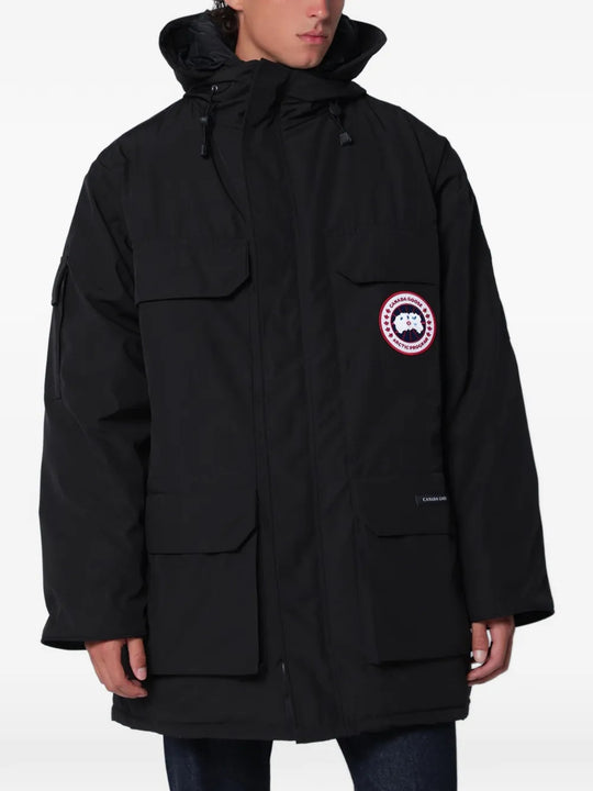 Black jacket, front view