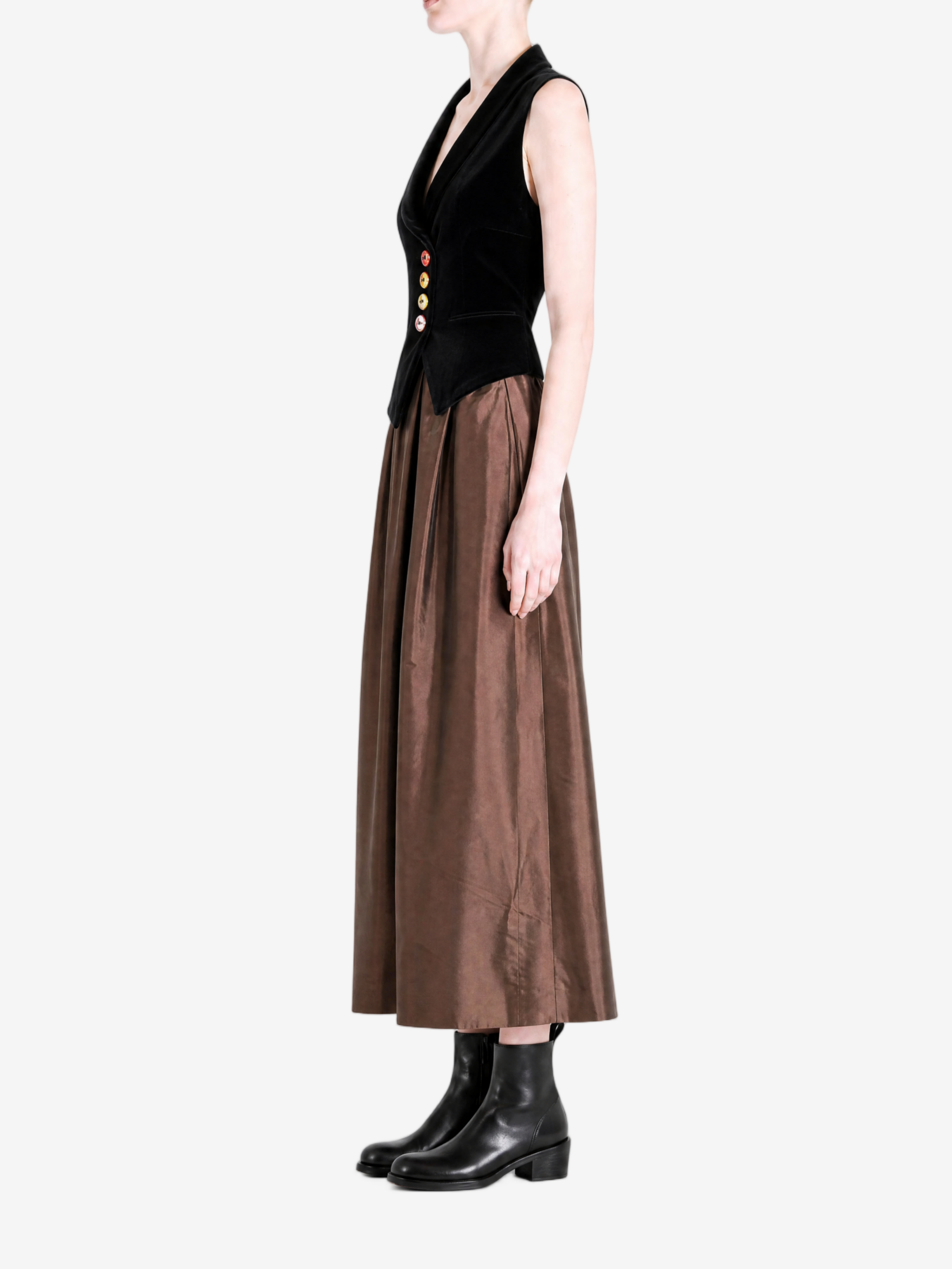 Black dresses,full body view