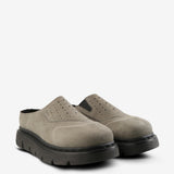 Grey shoes, side view