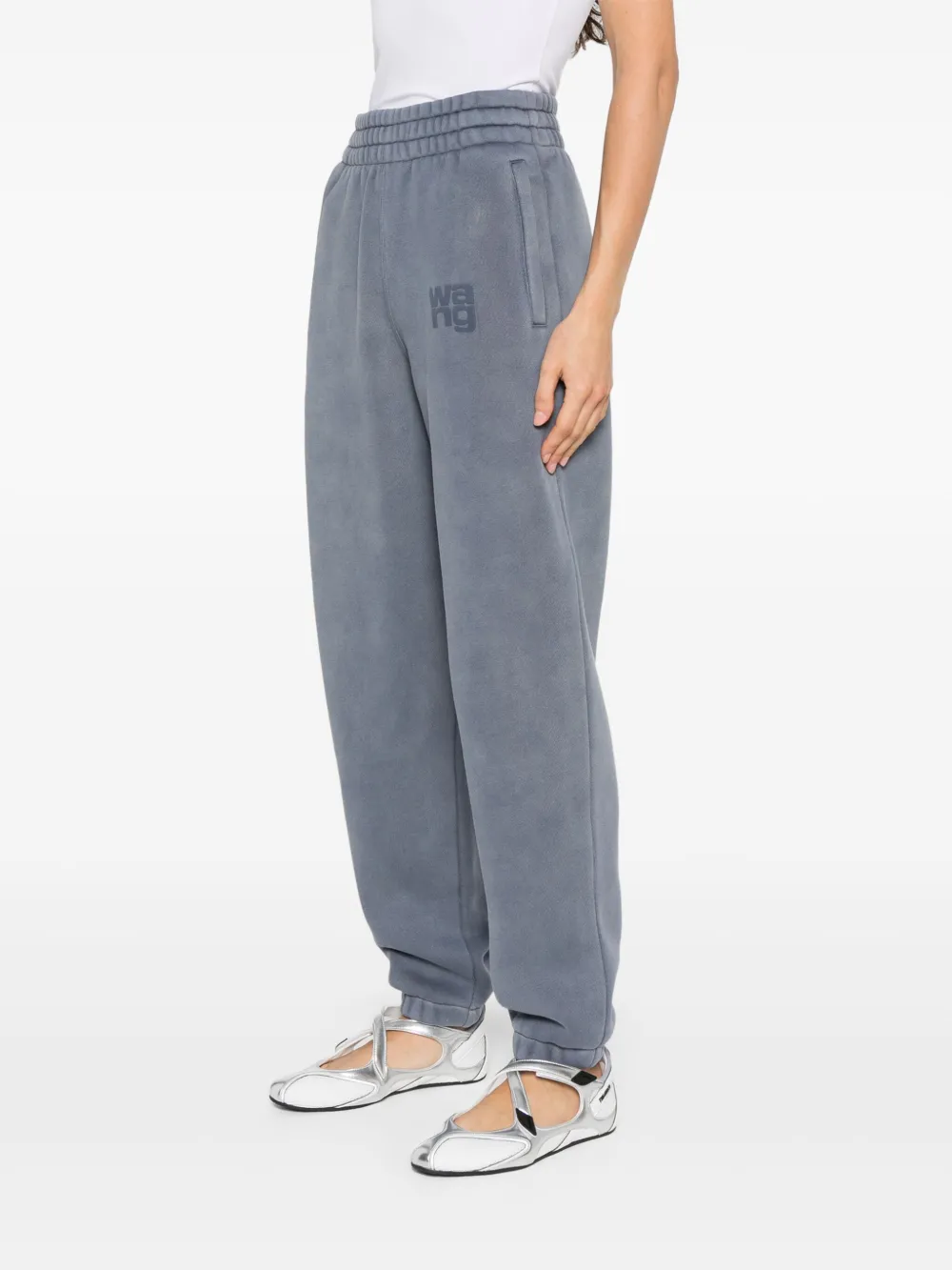 Alexander Wang Sweatpants Light Blue Pre-Styled Sweatpants In