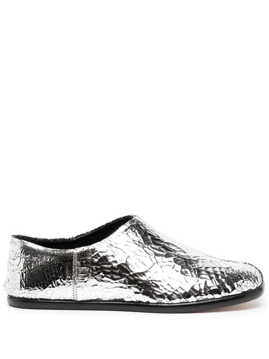 White shoes, side view