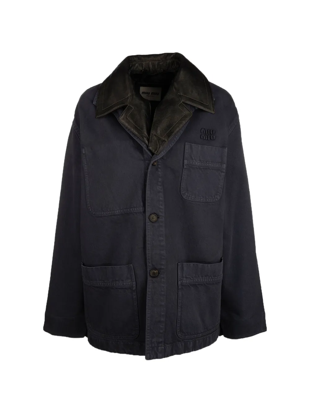 Blue coats front view