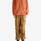 Orange jacket, full body view