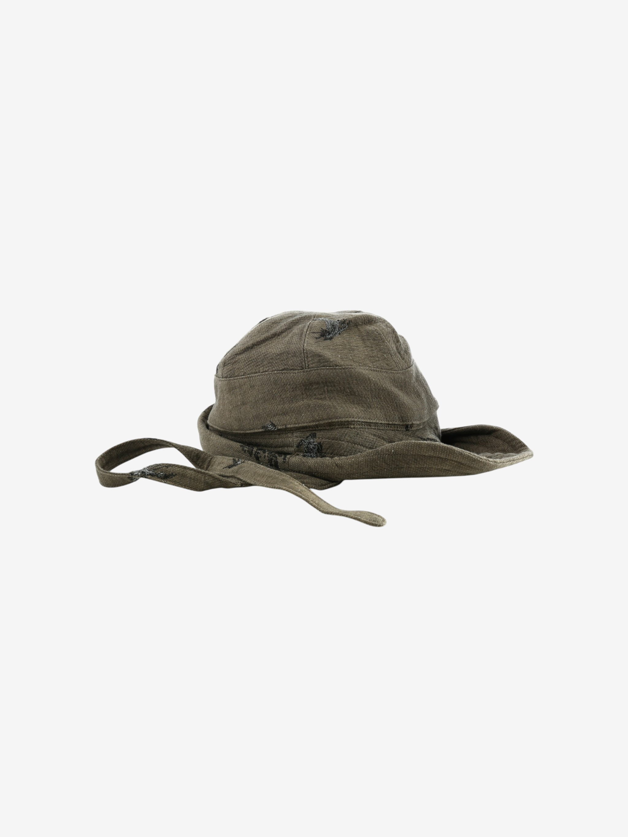 Green hat, front view