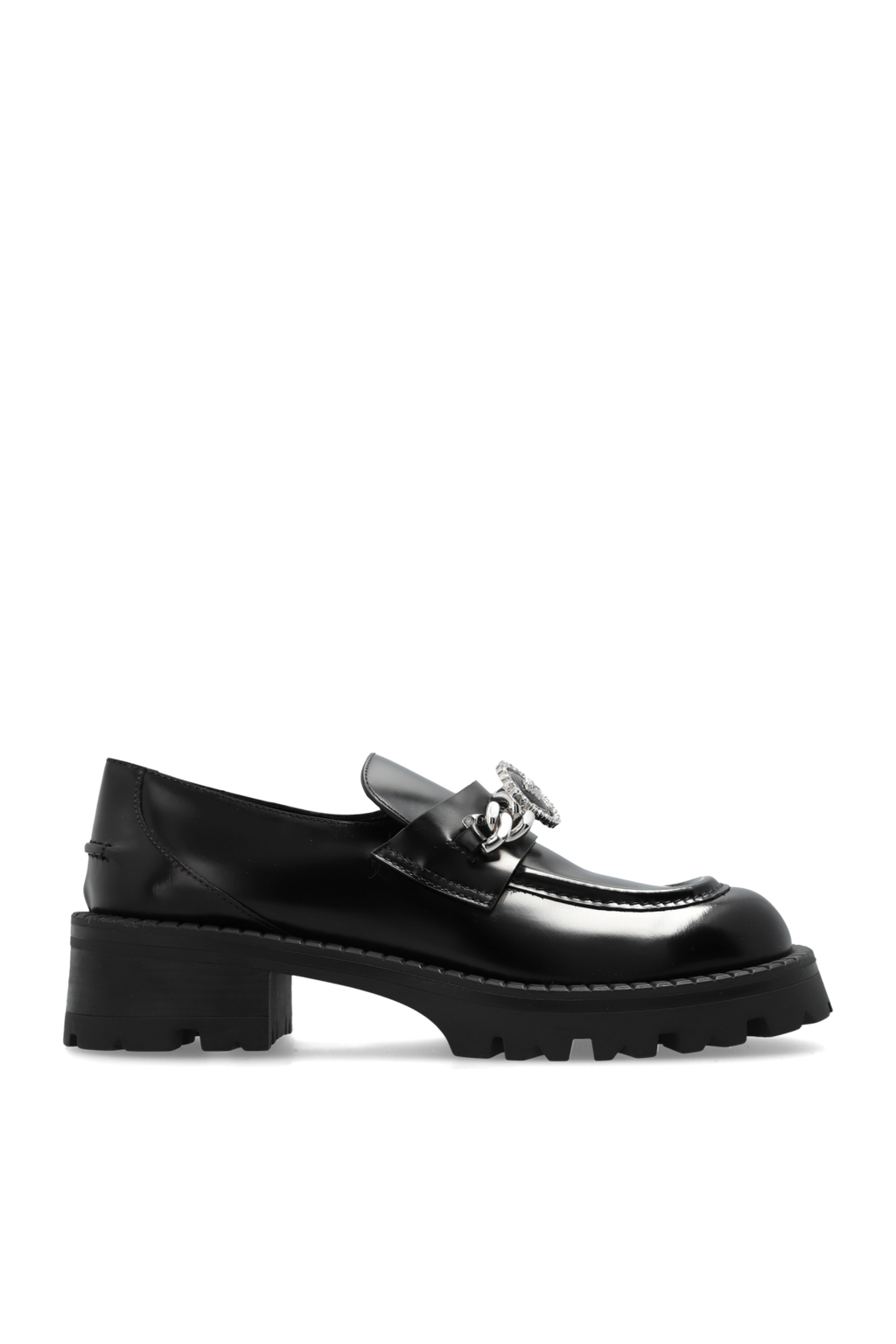 VERSACE - Women Calf Leather Loafers