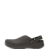 Black sandals, side view