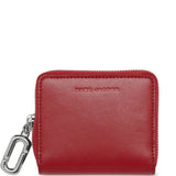 Red accessories, front view
