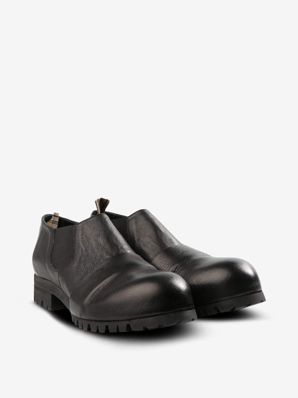 Black shoes, side view