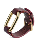 Burgundy jewelry, front view