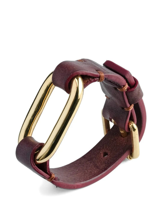 Burgundy jewelry, front view