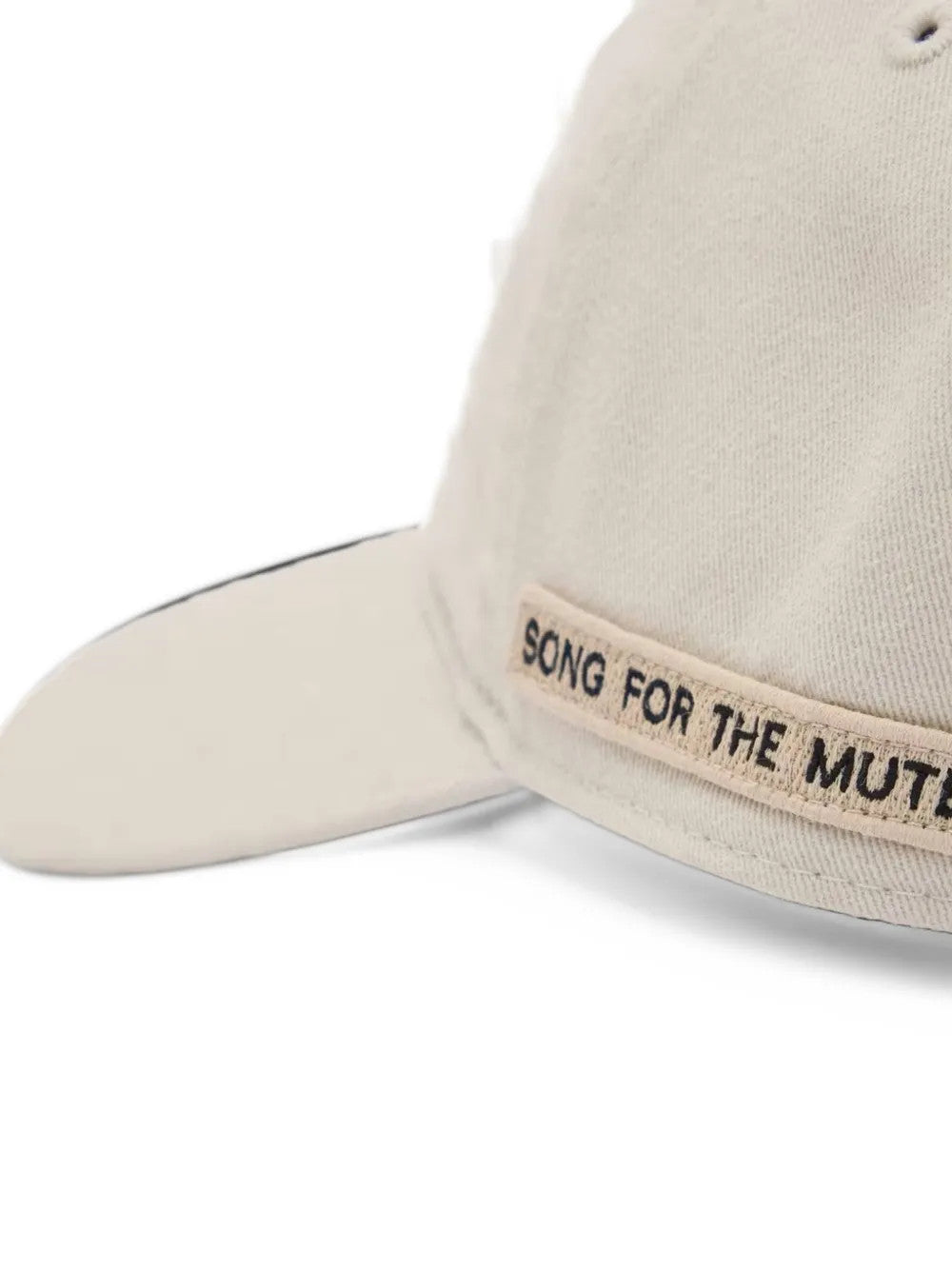 Close up of Tan hat, showing detail