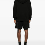 Black hoodie, full body view