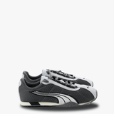 Grey sneakers, side view