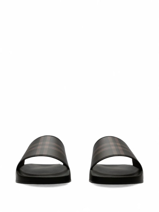 Brown shoes, front view