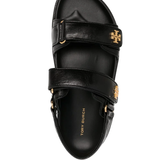 Black sandal, top view