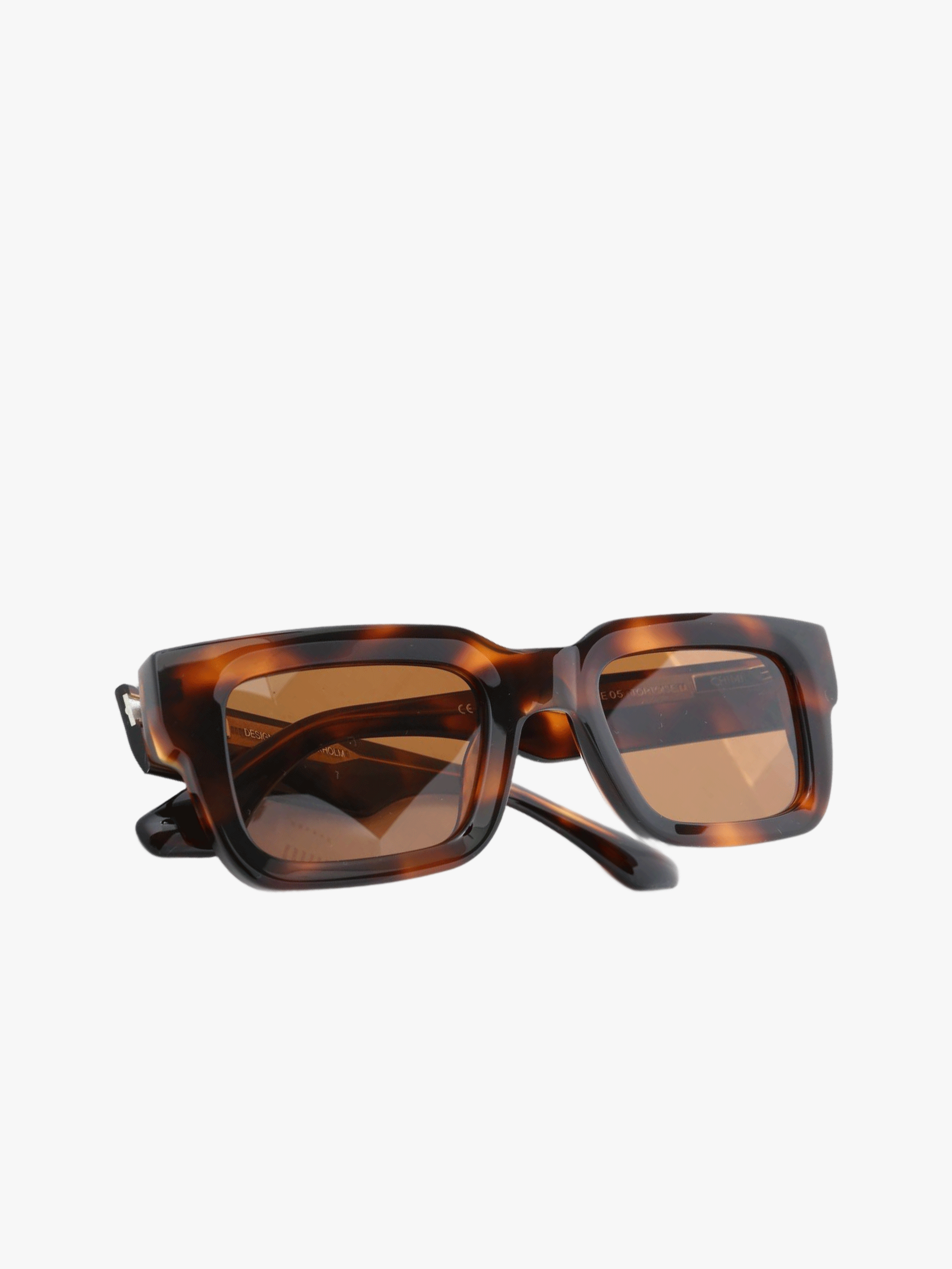 Brown eyewear, front view