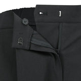 AMOMENTO - Women Two Tuck Wide Banding Pants