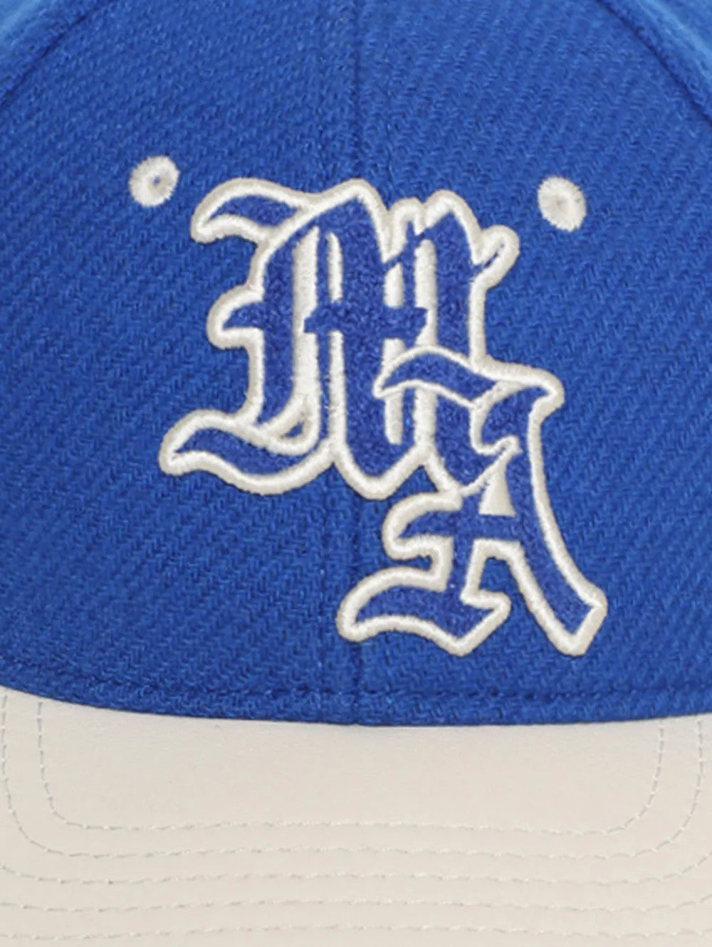 Close up of Blue hat, showing detail