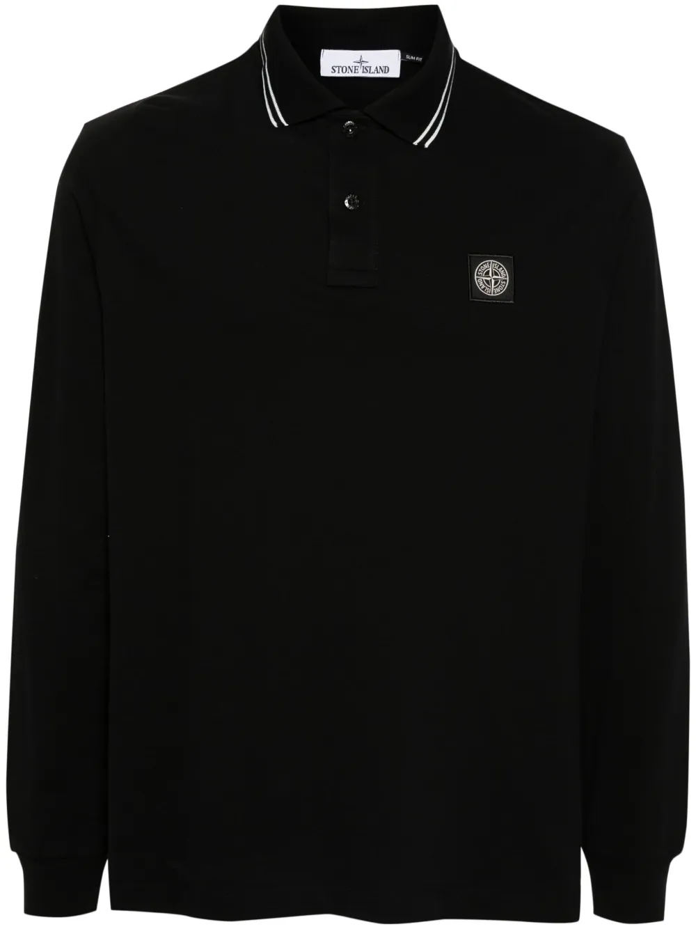 Black shirt, front view