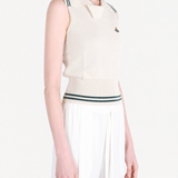 Tan top worn by a person, showing the top fit