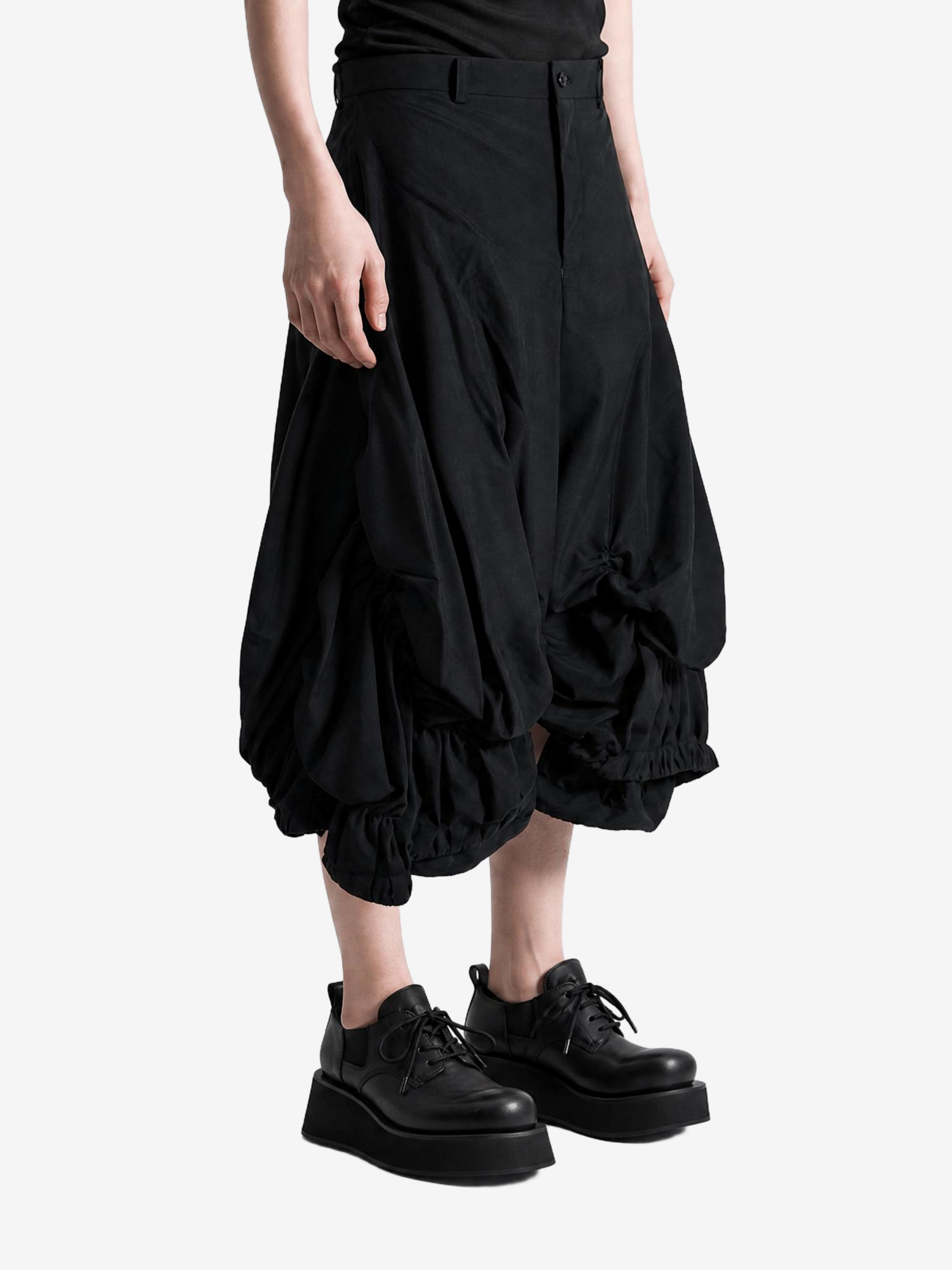 Black pants, full body view