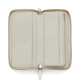 White wallet,inside view