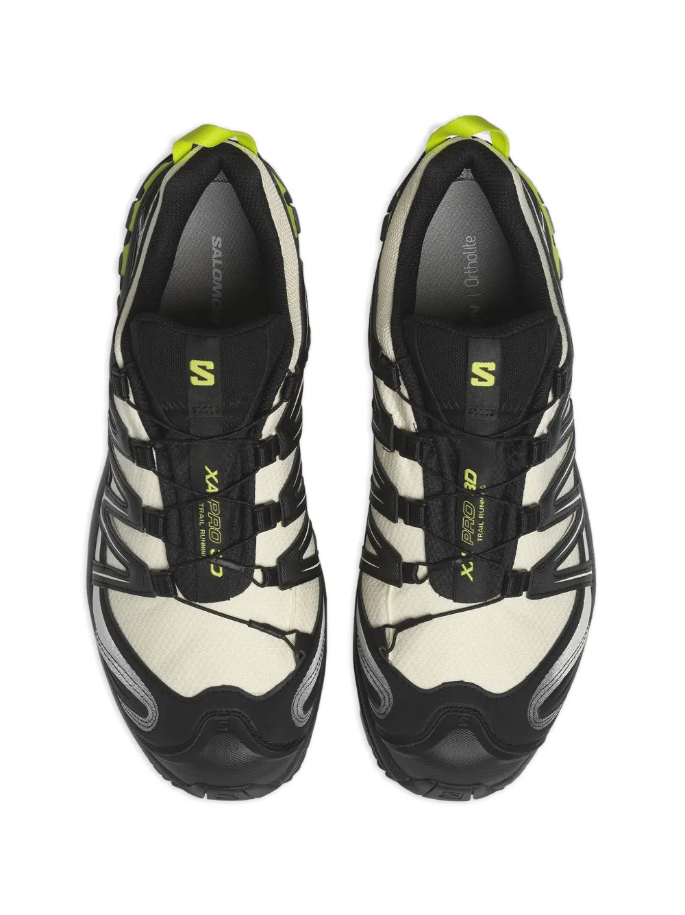 white sneakers,top view