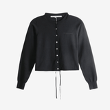 Black jacket, front view