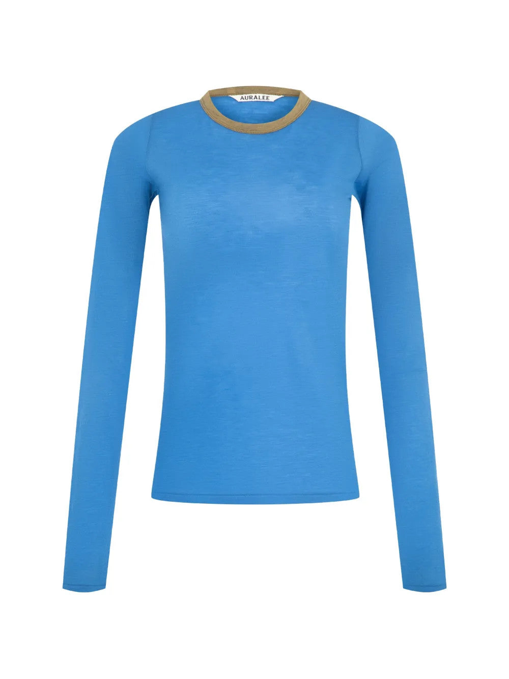 Blue t-shirt, front view