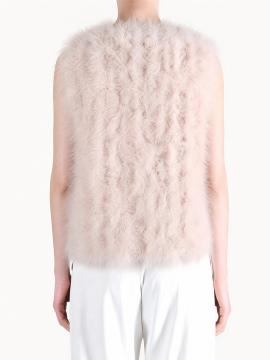 Pink jacket, full body view