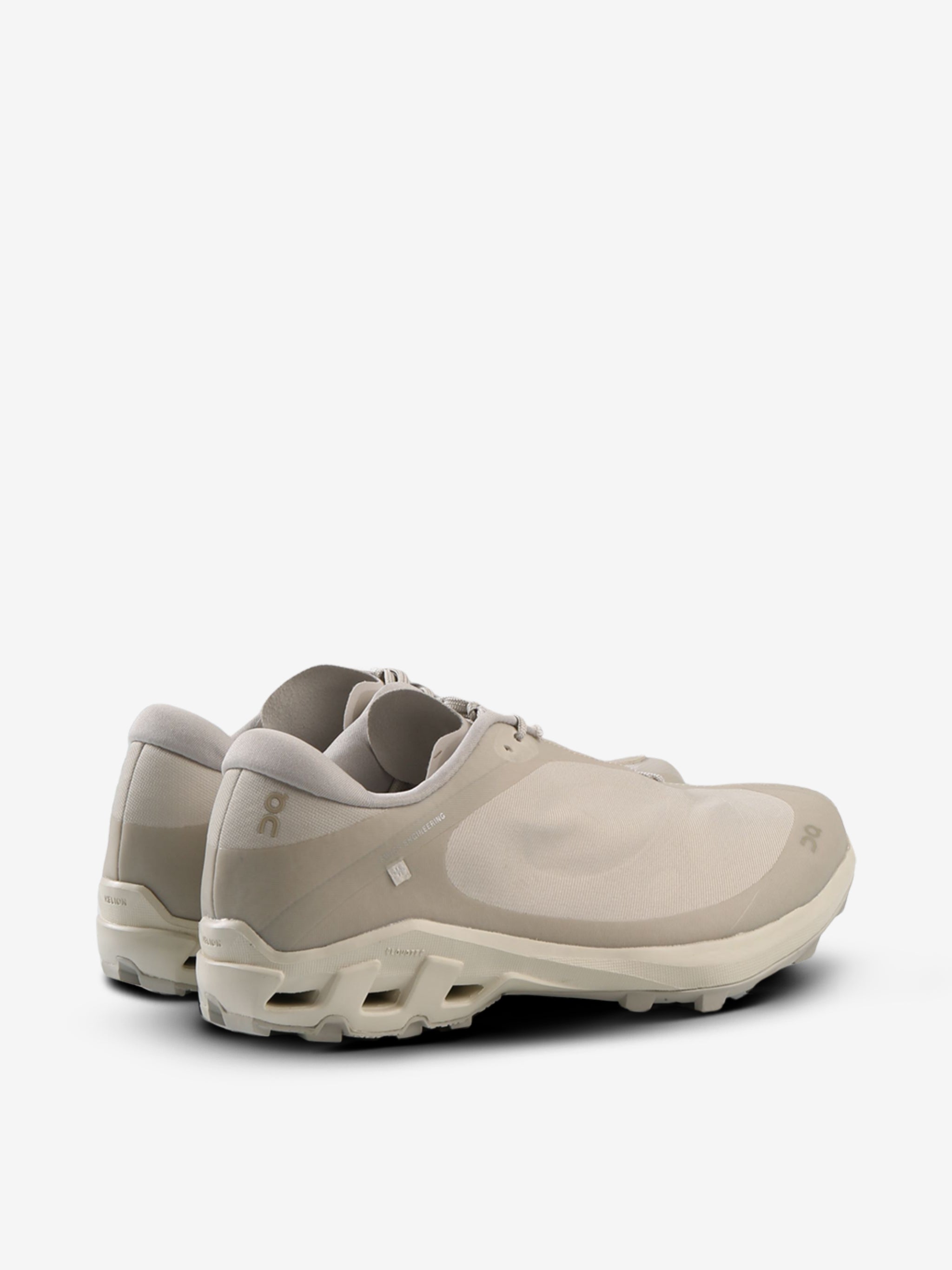 Tan sneakers,back view