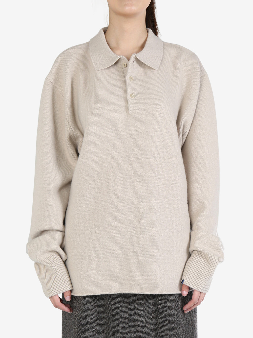 EXTREME CASHMERE Unisex N°357 Marylebone Polo Sweater