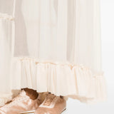 Tan dress, front view