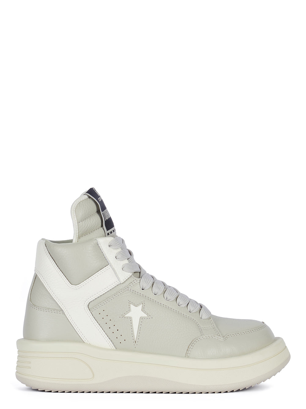 RICK OWENS DRKSHDW X CONVERSE - Leather Mid Turbowpn Sneaker